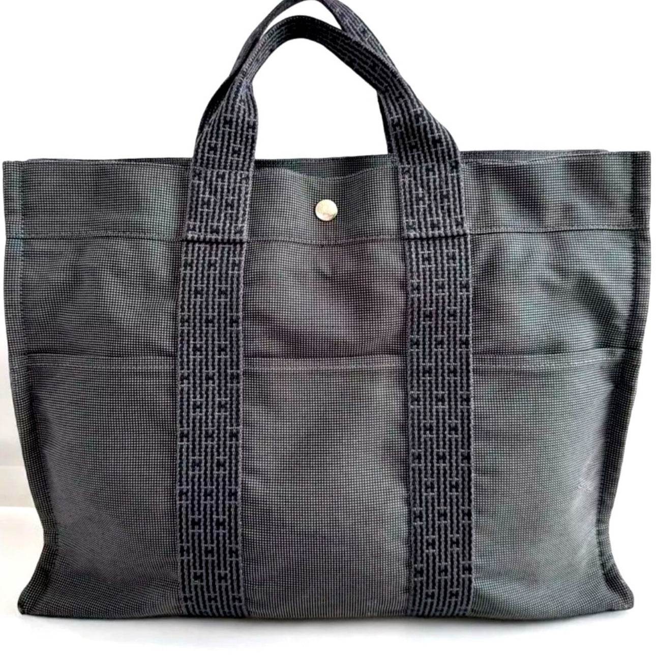 Hermes Airline MM Gray Tote Bag - Luxbrandz