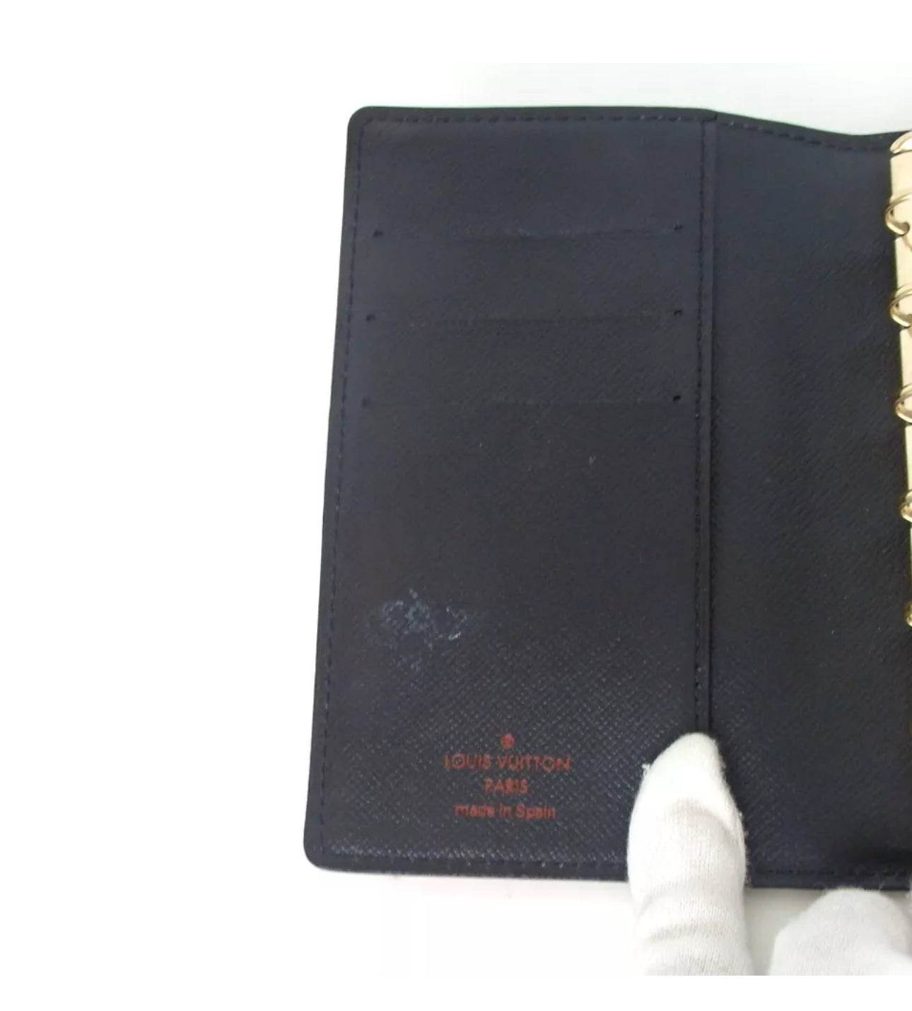 Louis Vuitton Red Black EPI Leather Agenda in mint new condition. - Luxbrandz