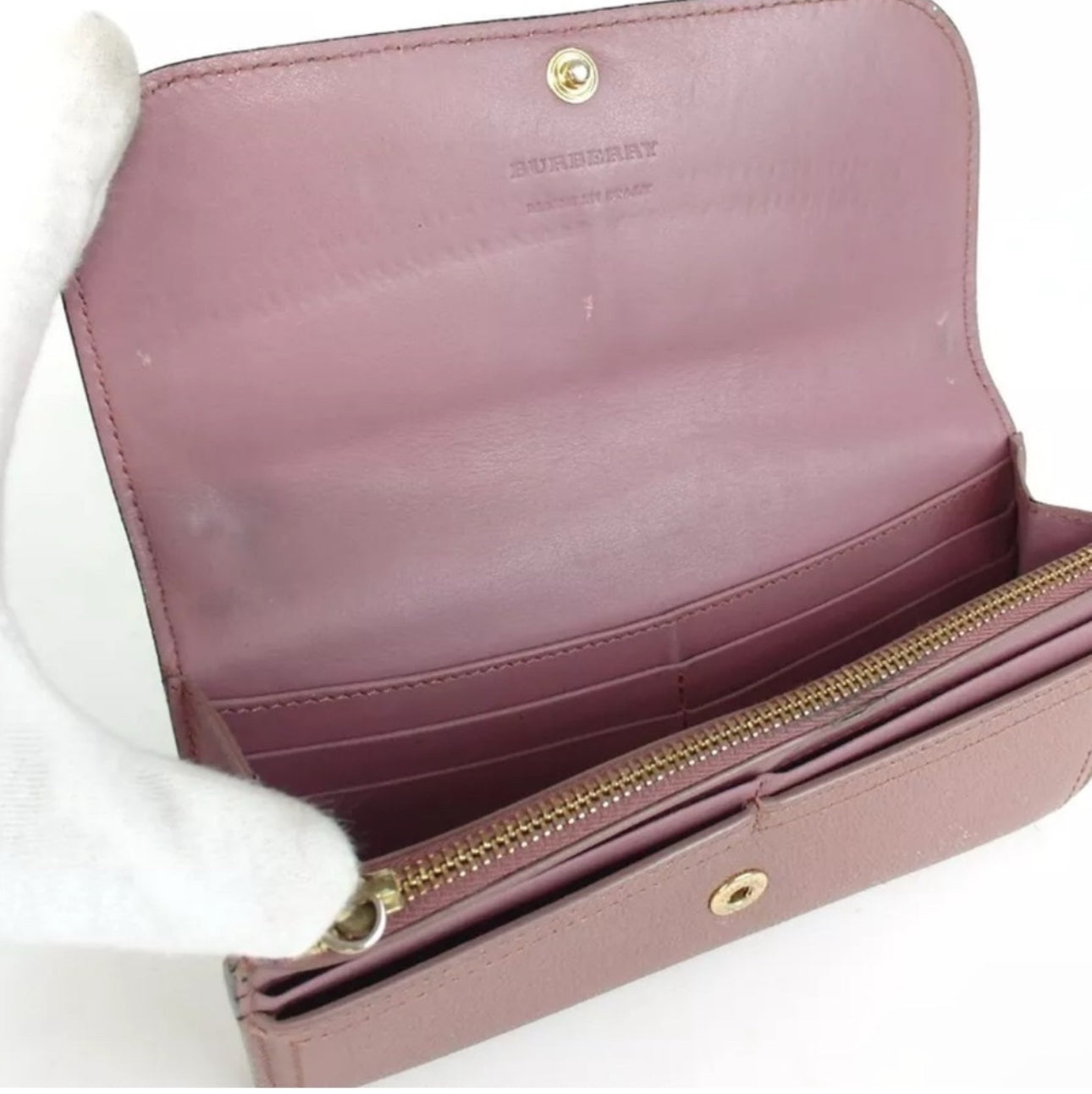 Burberry Leather Walket in Pink Leather NWOT Condition