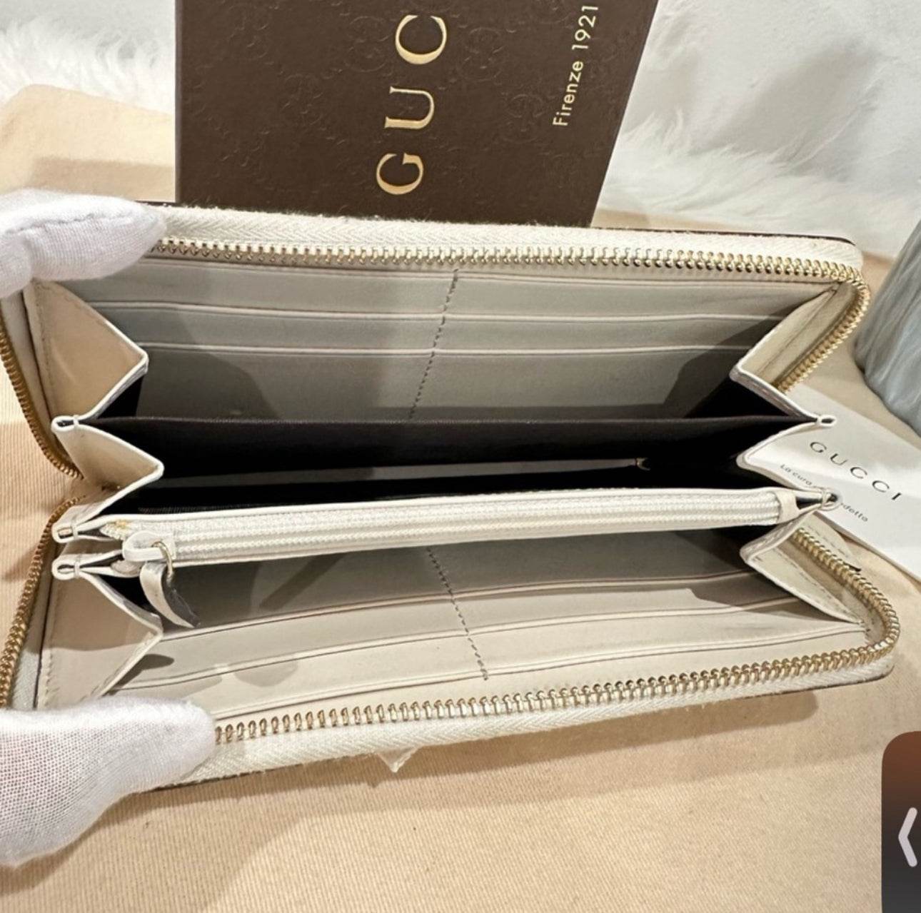 Gucci GG Lambskin wallet Brand New Gift ready - Luxbrandz