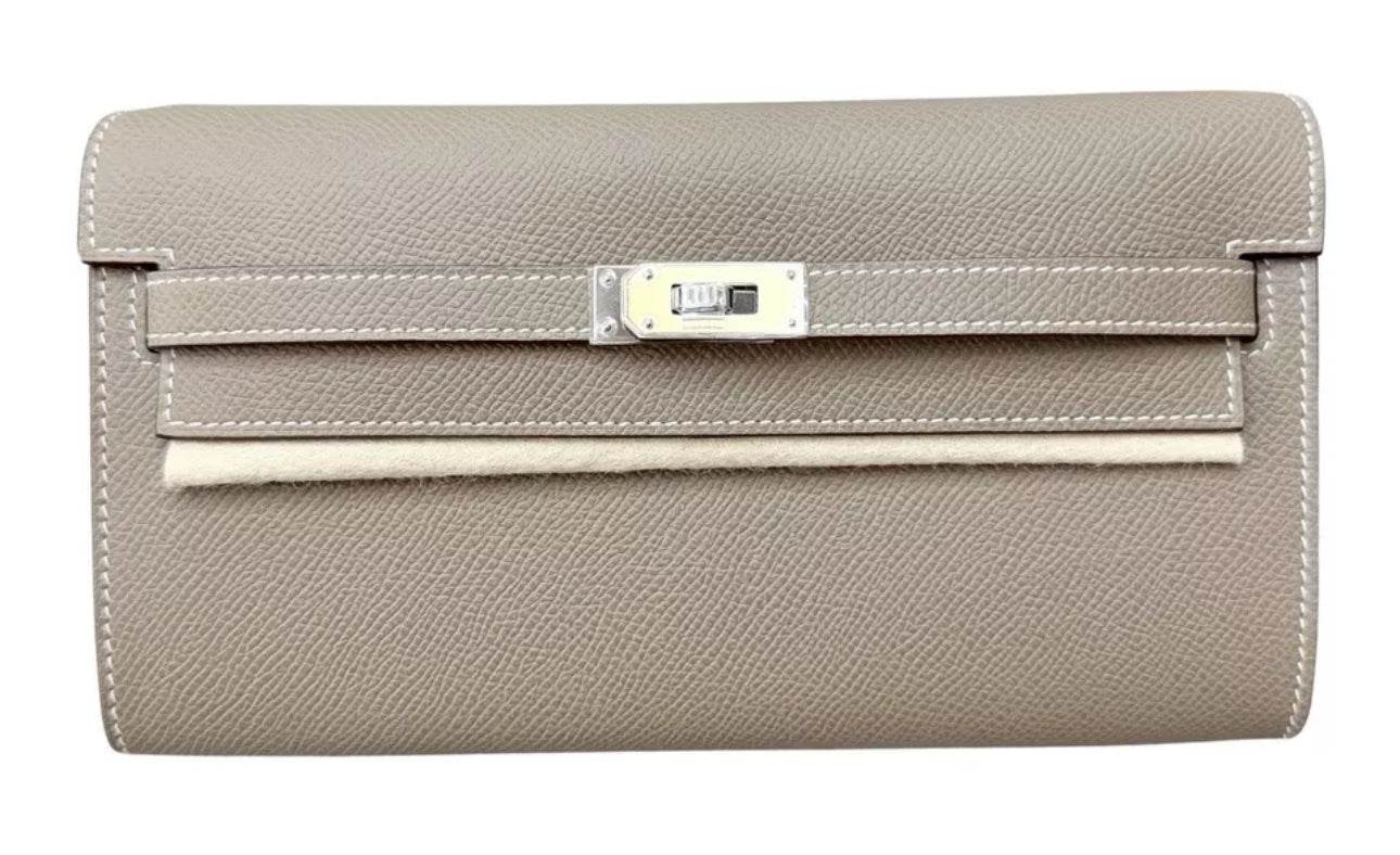 Hermès Kelly To Go Wallet Etoupe 2024 Brand New - Luxbrandz