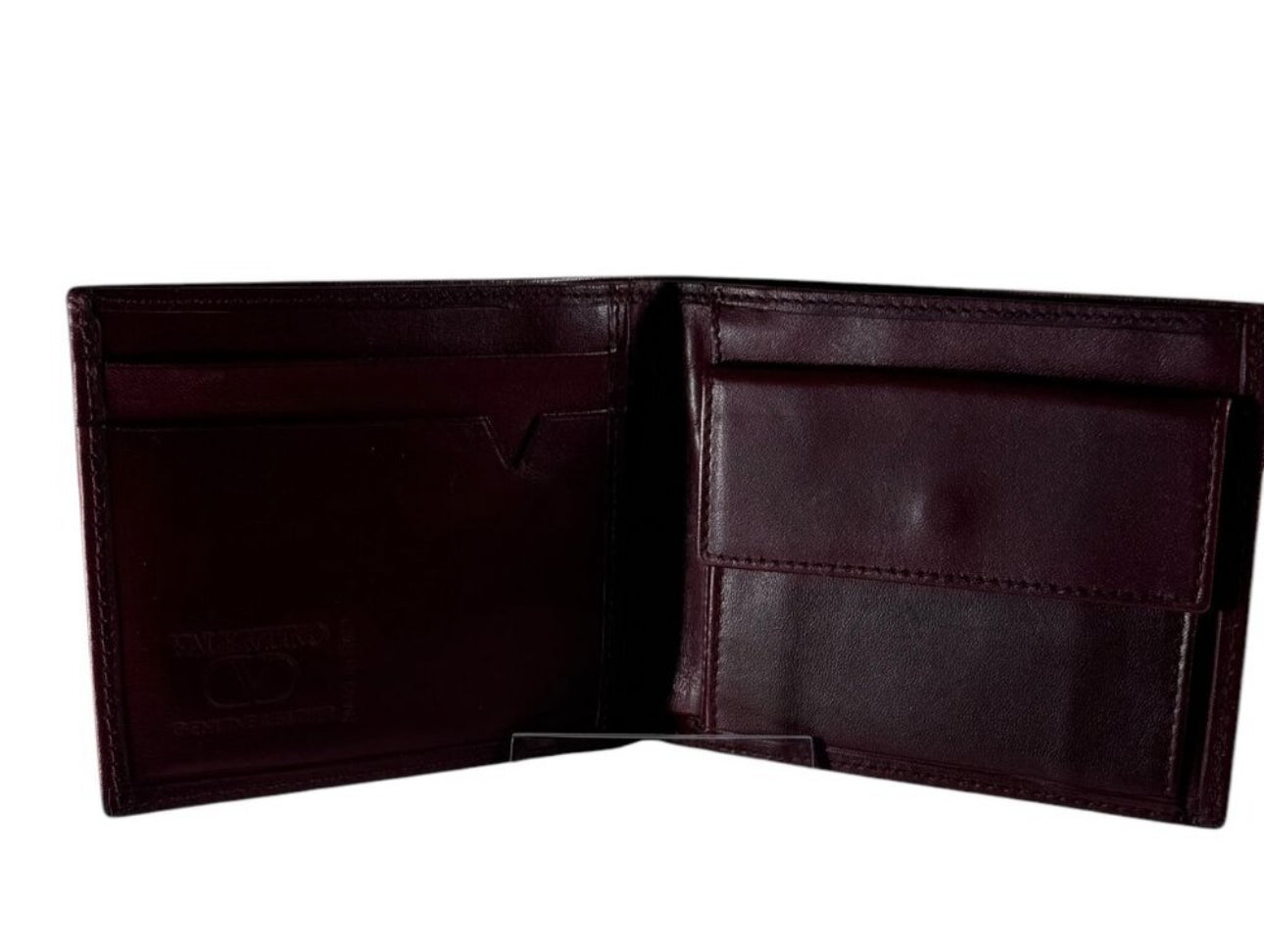 Valentino Garavani Men’s Bifold Wallet Genuine Leather NWOT