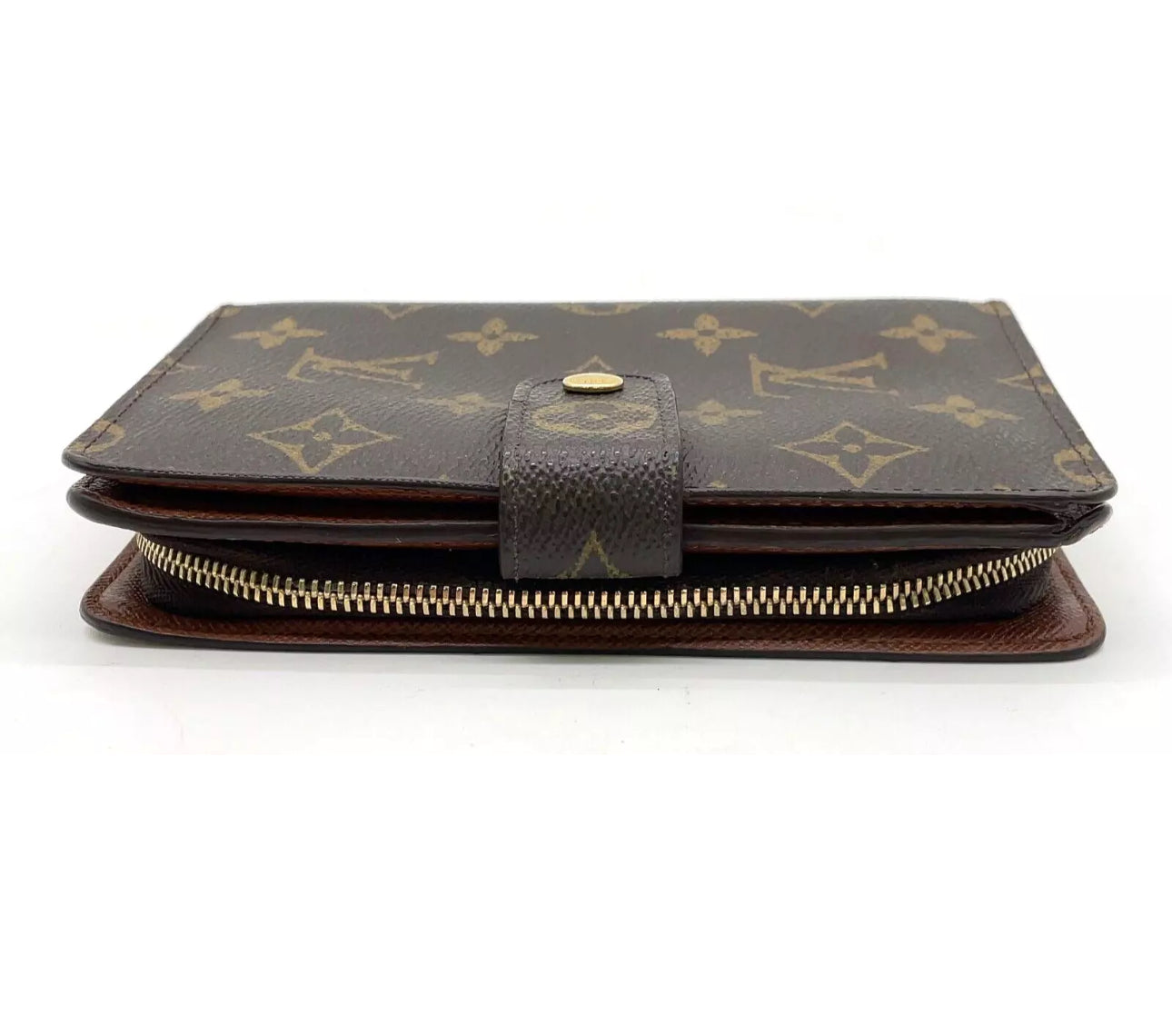 Louis Vuitton Monogram Porte Papier Zip M61207 Wallet W/Box NS110789