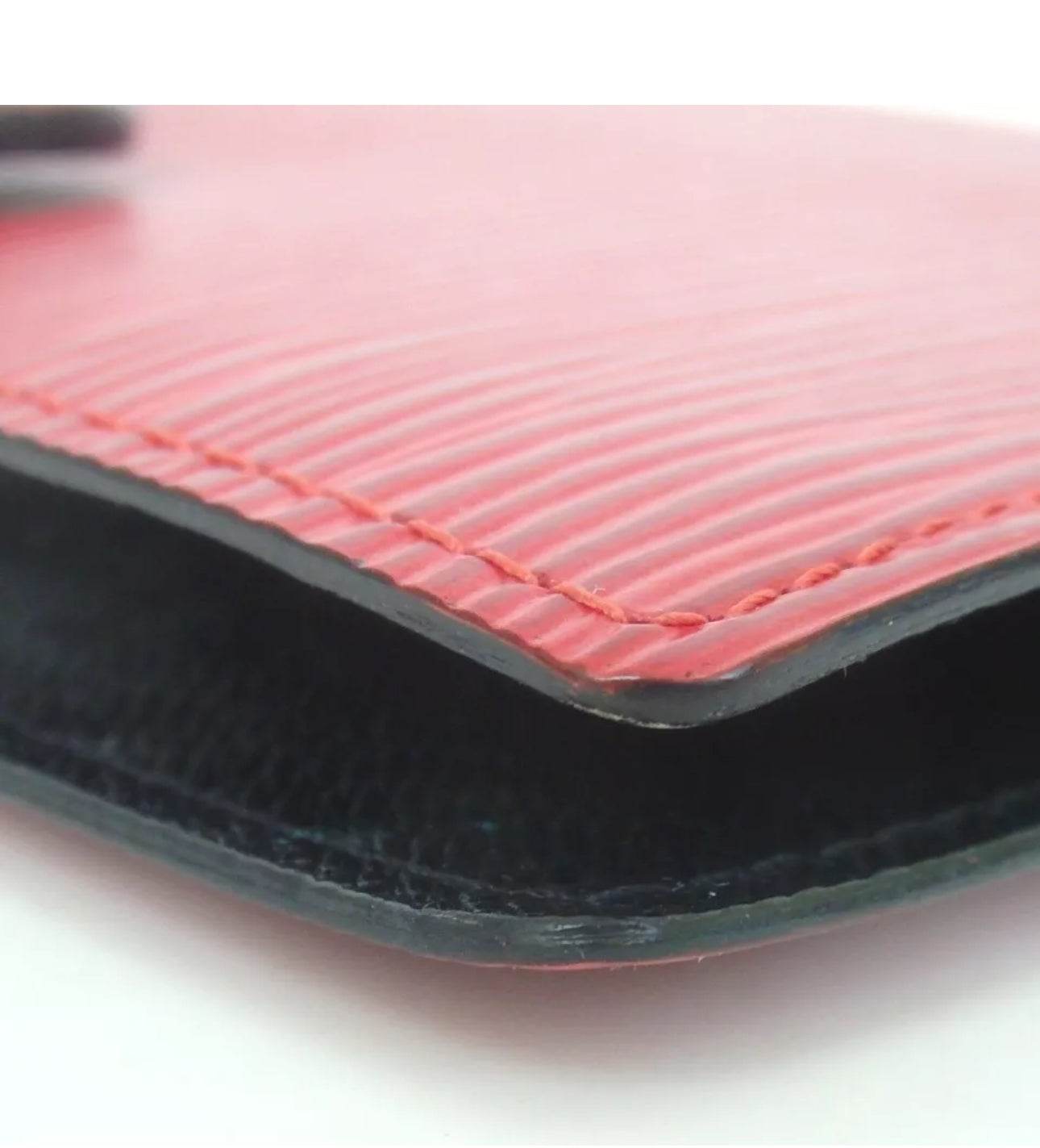 Louis Vuitton Red Black EPI Leather Agenda in mint new condition. - Luxbrandz