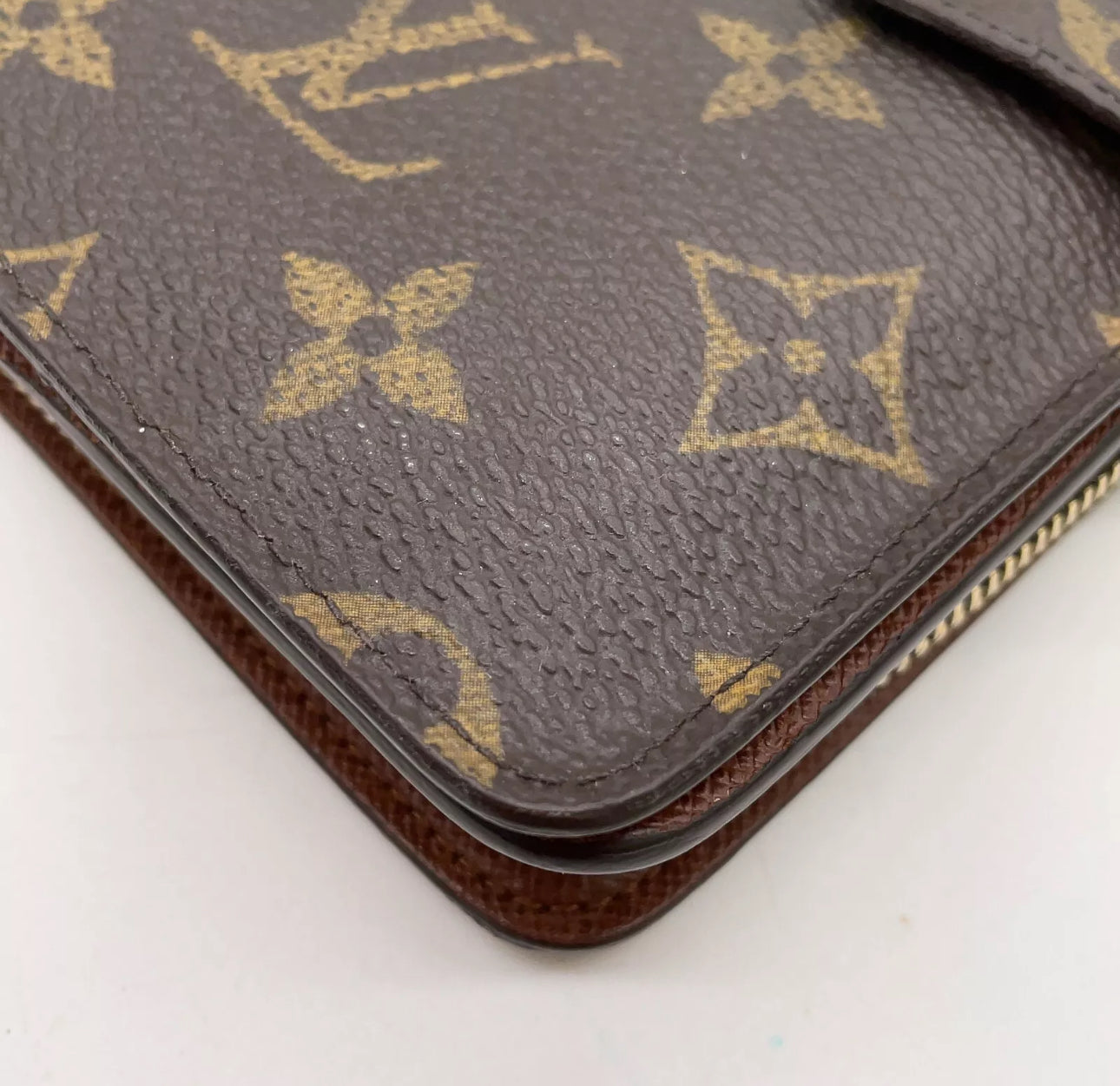 Louis Vuitton Monogram Porte Papier Zip M61207 Wallet W/Box NS110789