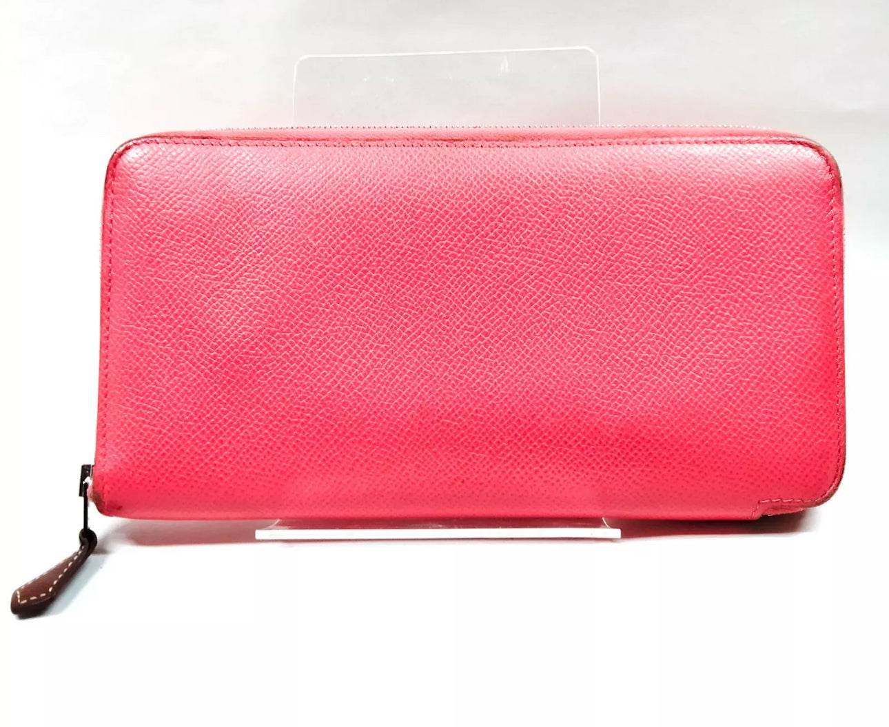 Hermes Long Wallet Pink Leather in excellent condition. - Luxbrandz