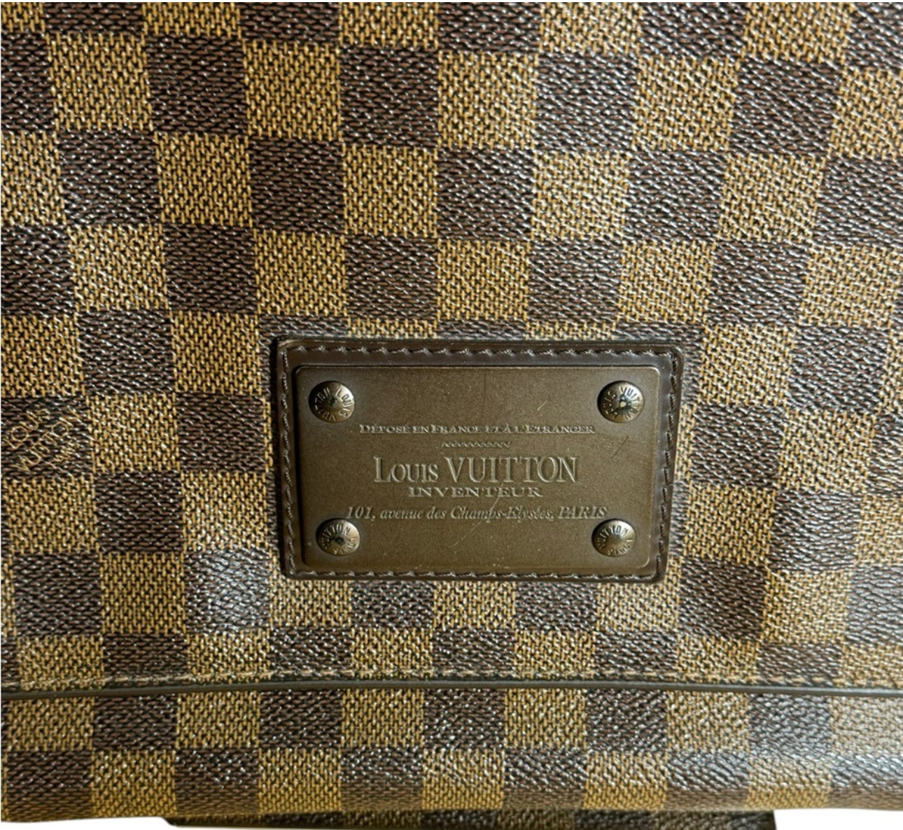 Louis Vuitton LV crossbody bag Damier Brown Brooklyn messenger bag