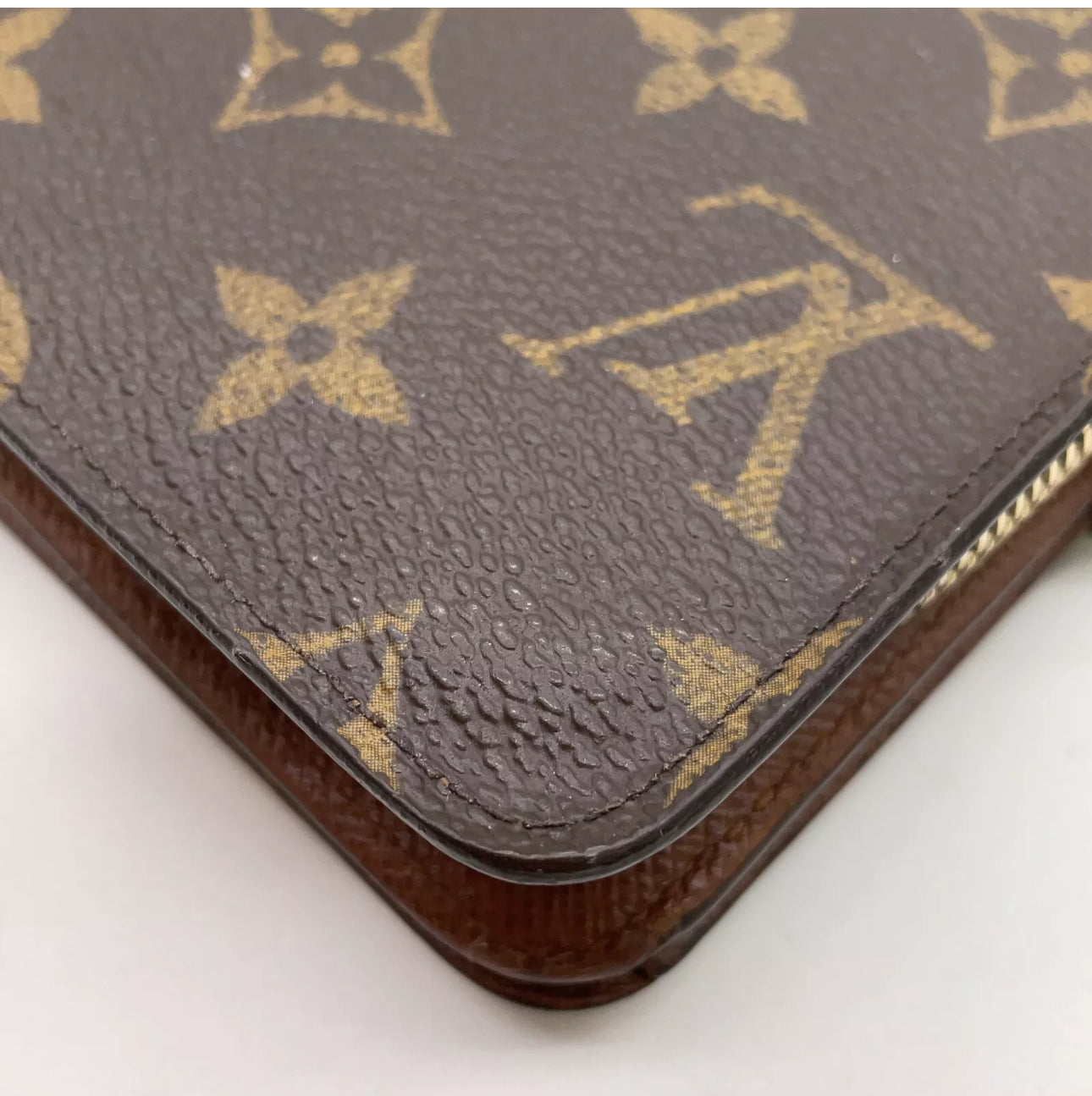 Louis Vuitton Monogram Porte Papier Zip M61207 Wallet W/Box NS110789