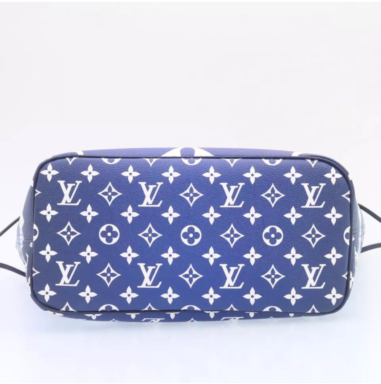 LOUIS VUITTON Monogram Escal Neverfull MM Tote Bag Blue M45128 LV Auth 26573A