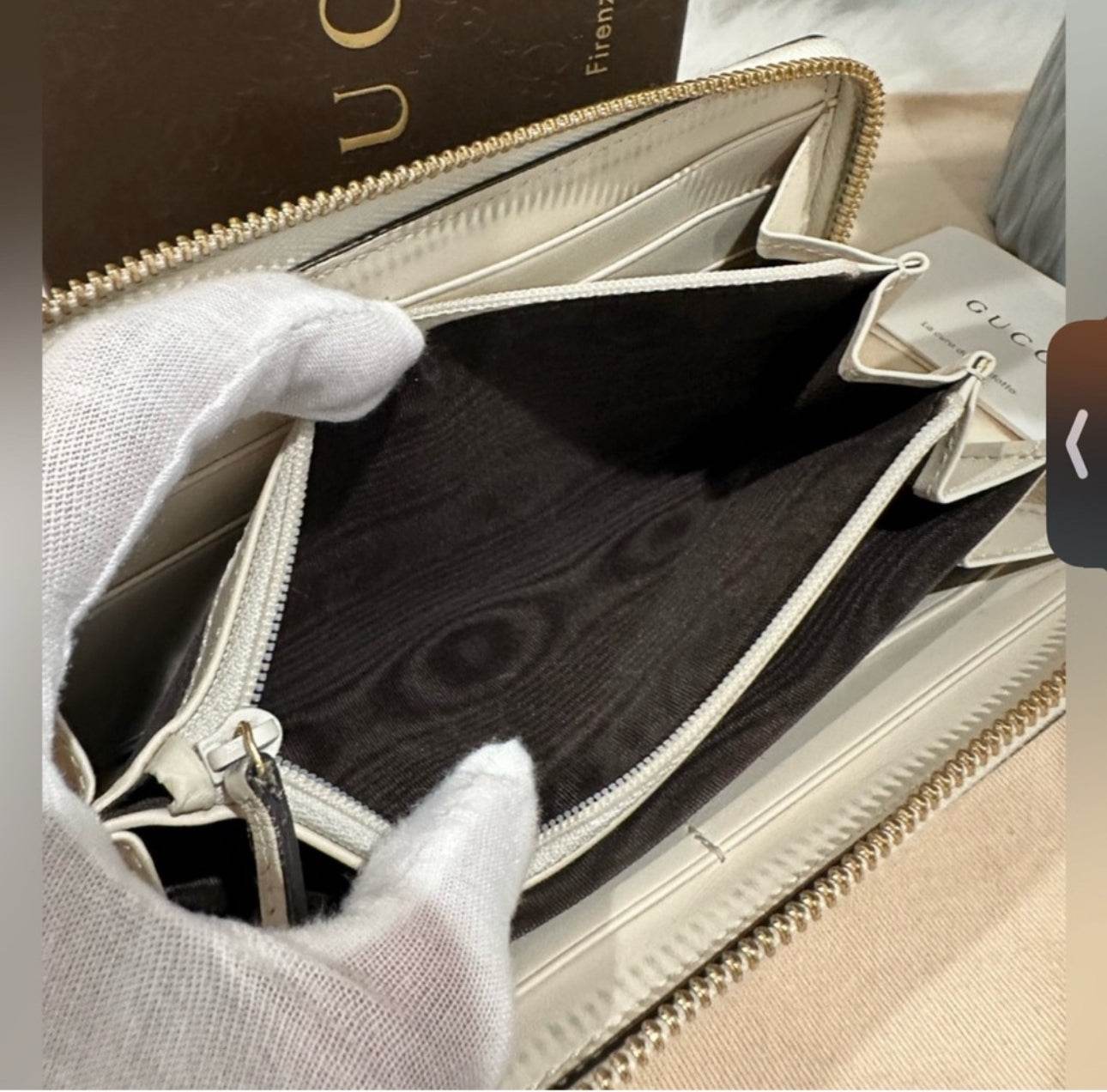 Gucci GG Lambskin wallet Brand New Gift ready - Luxbrandz