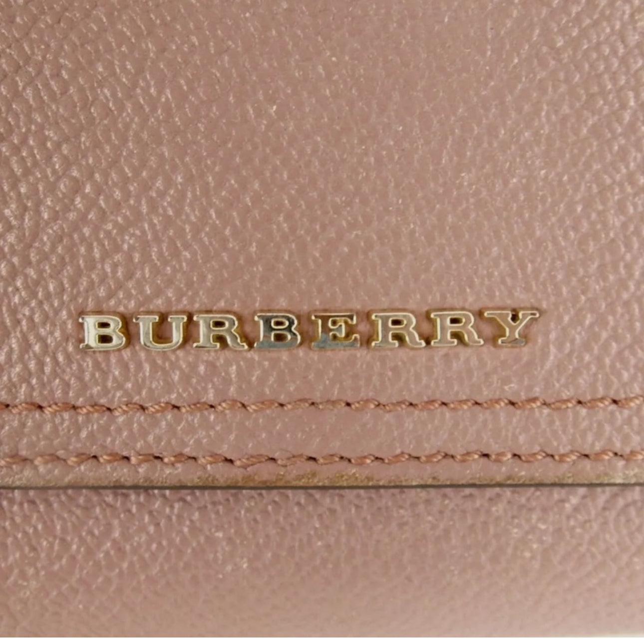 Burberry Leather Walket in Pink Leather NWOT Condition