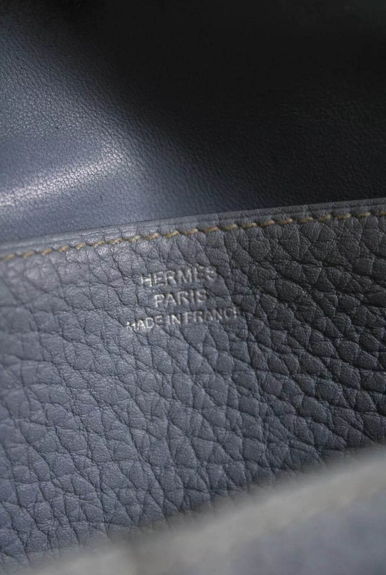 Hermes Dogon Wallet blue Clemence Leather Luxurious Chic Fadhion - Luxbrandz