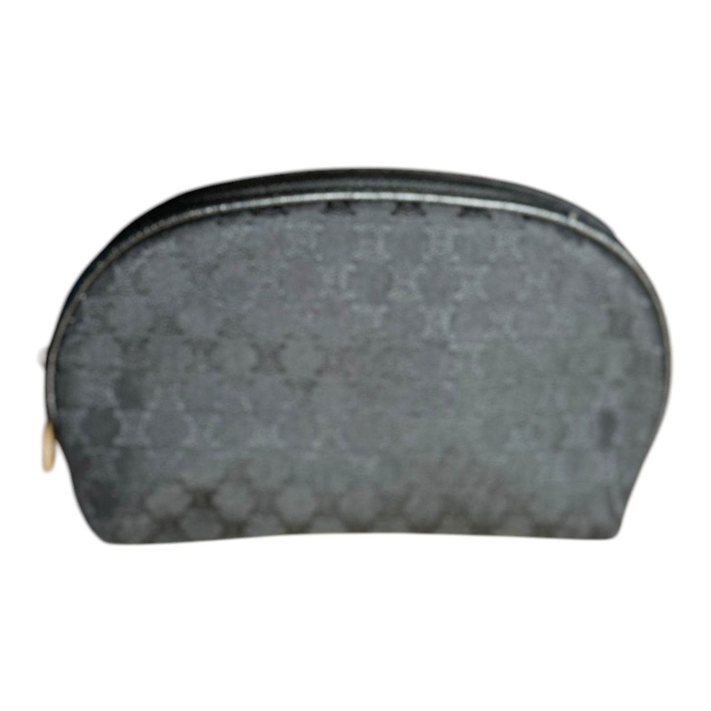 Celine - Macadam Cosmetic Pouch Navy Blue In Mint Condition - Luxbrandz