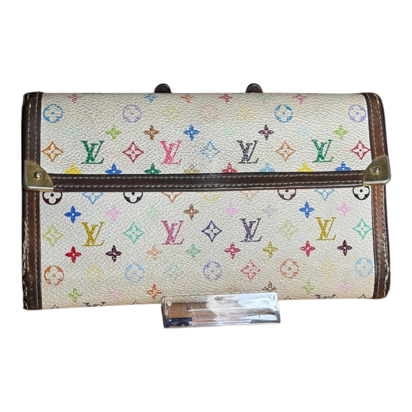 Louis Vuitton Tasaki Murakami Multicolored International Wallet