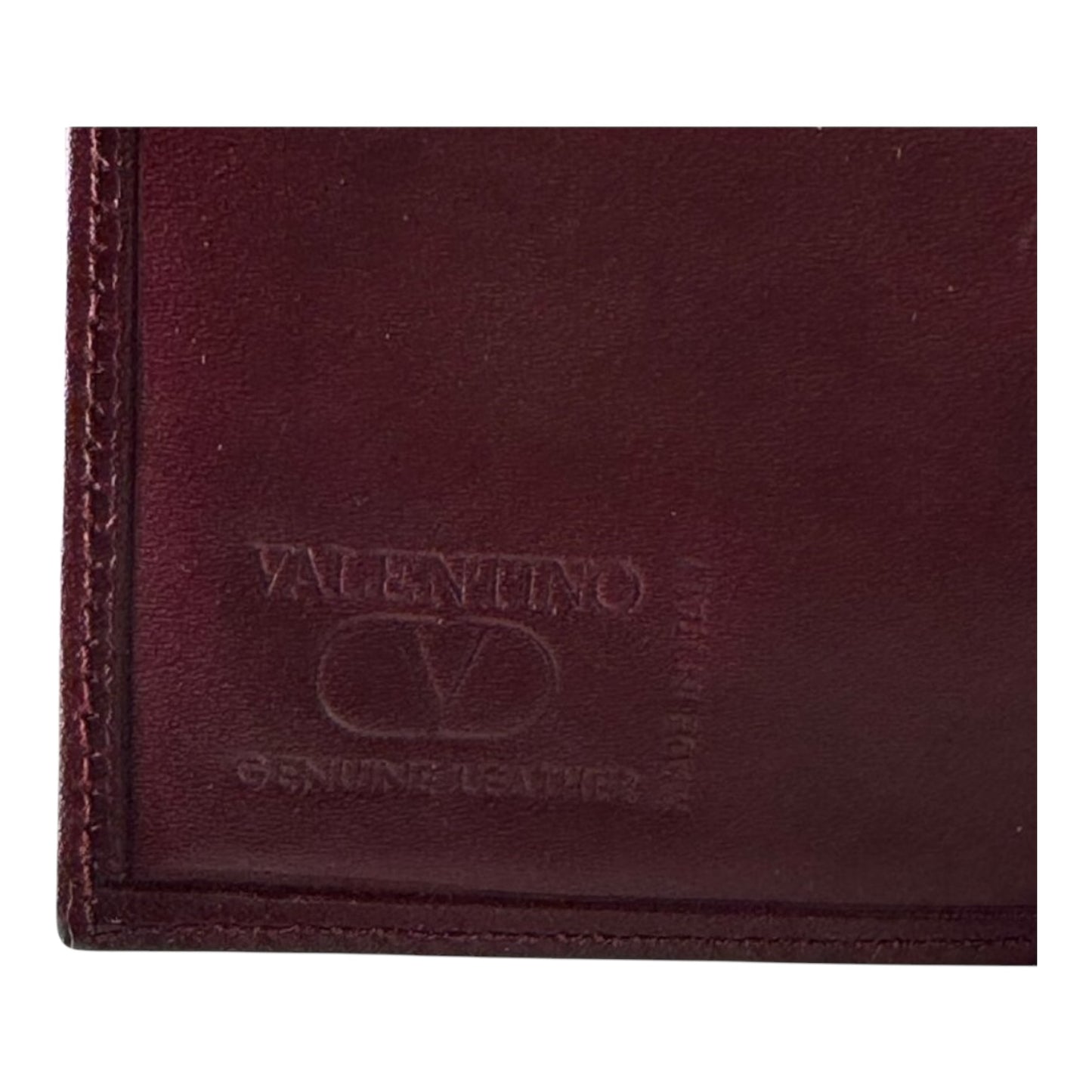 Valentino Garavani Men’s Bifold Wallet Genuine Leatherher New Condition