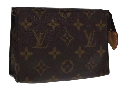 LOUIS Vuitton Monogram Pochette Toilettry Canvas Pouch in Excellent Condition - Luxbrandz