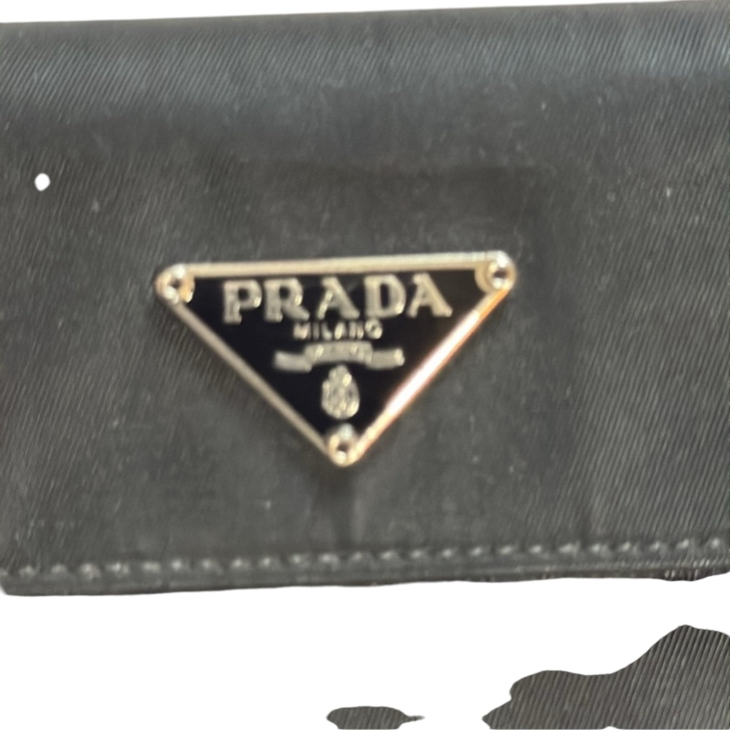 PRADA WALLET BRAND NEW (NWOT) NYLON MINT IN BLACK COLOR