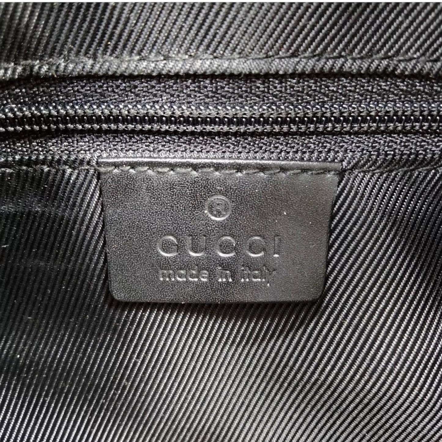 Gucci Black GG Canvas Boston Bag in new condition rare find