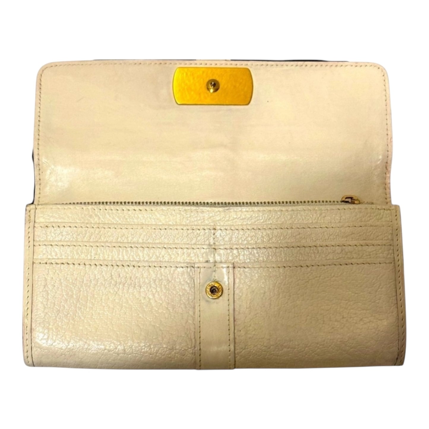 Louis Vuitton Favori Suhali Leather Wallet Portefeuille Le Fabuleux Cream 860548 New Condition