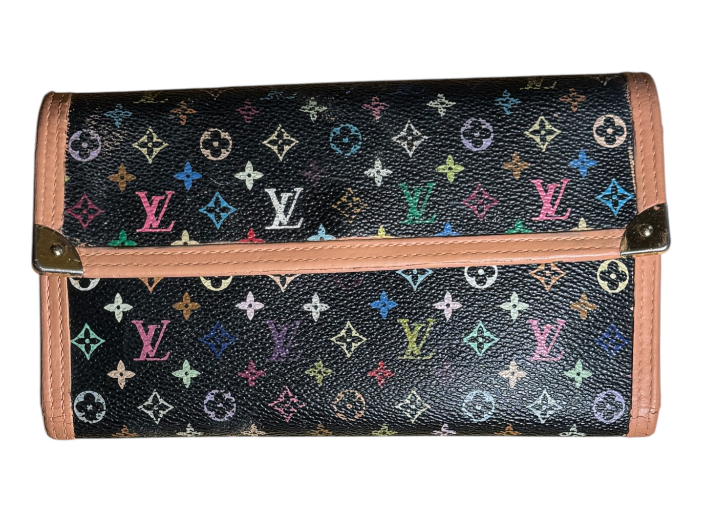 Louis Vuitton Tasaki Murakami Tressor Continental Long Wallet in excellent condition