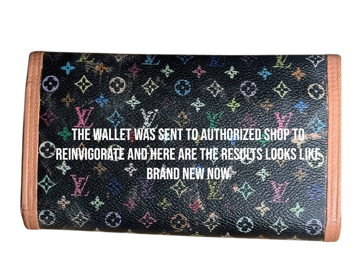 Louis Vuitton Tasaki Murakami Tressor Continental Long Wallet in excellent condition