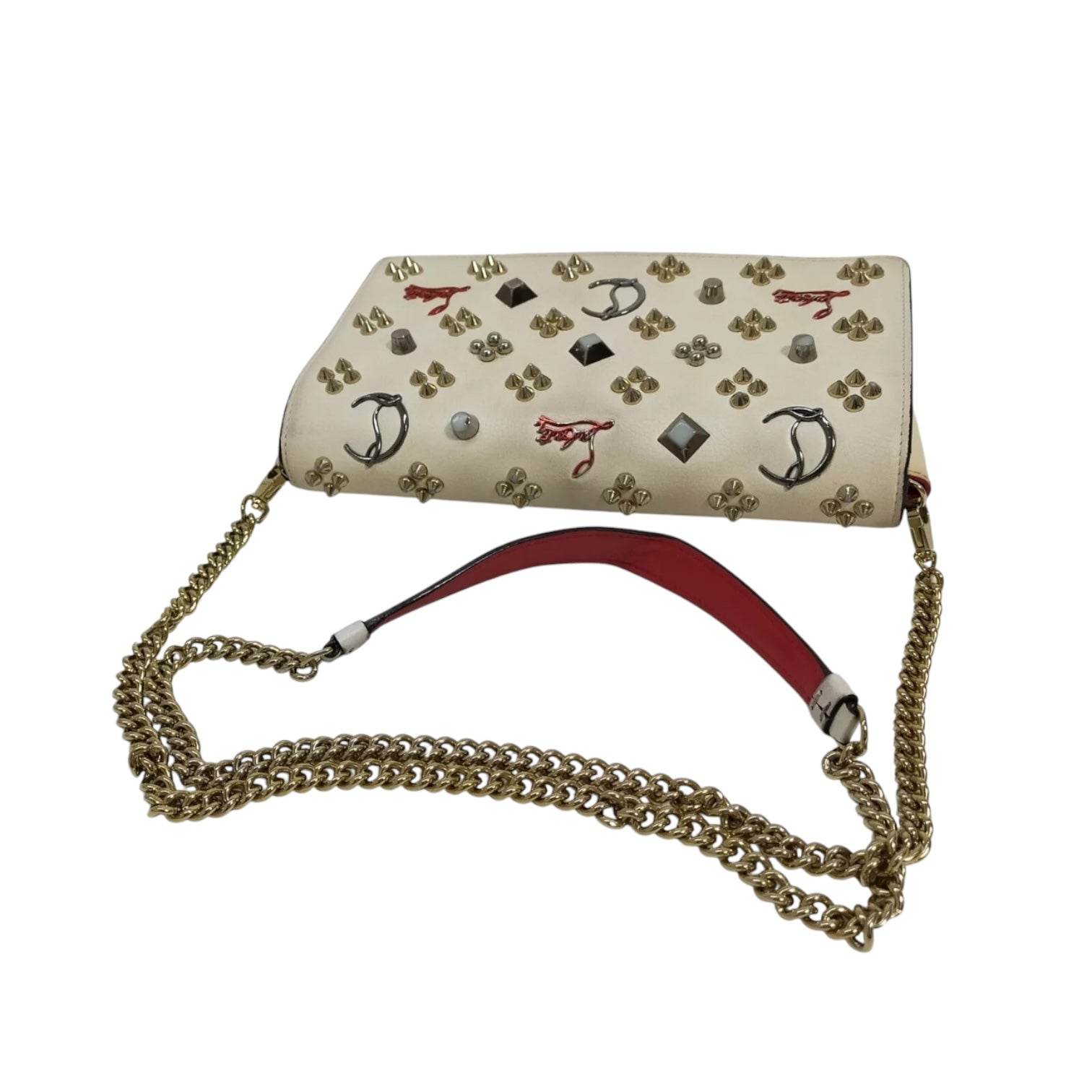 Christian Louboutin Studded Paloma Clutch Crossbody bag - Luxbrandz