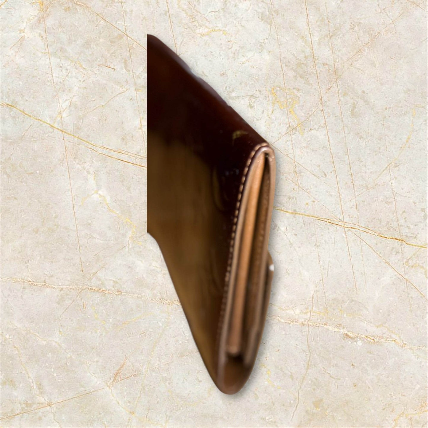 Louis Vuitton Vernice Porte Tresor International Wallet Bronze - Luxbrandz