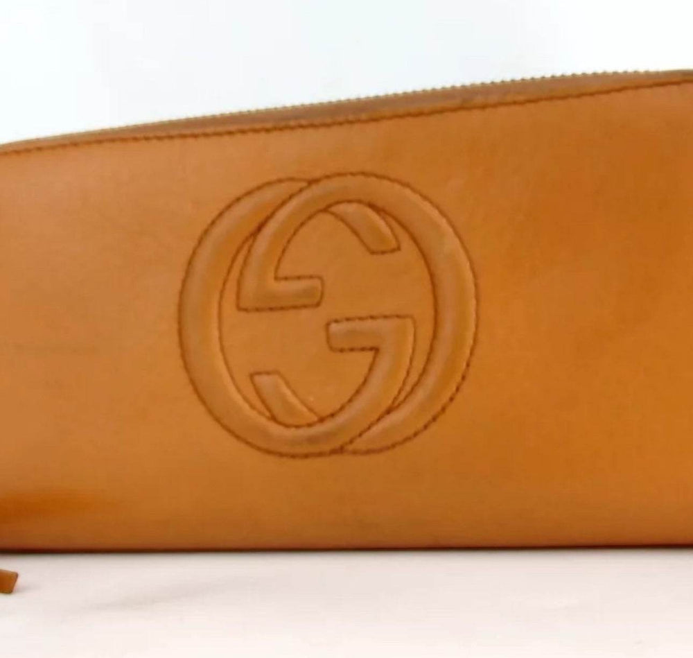 GUCCI 308004・478442 Soho Interlocking G Zip Around purse