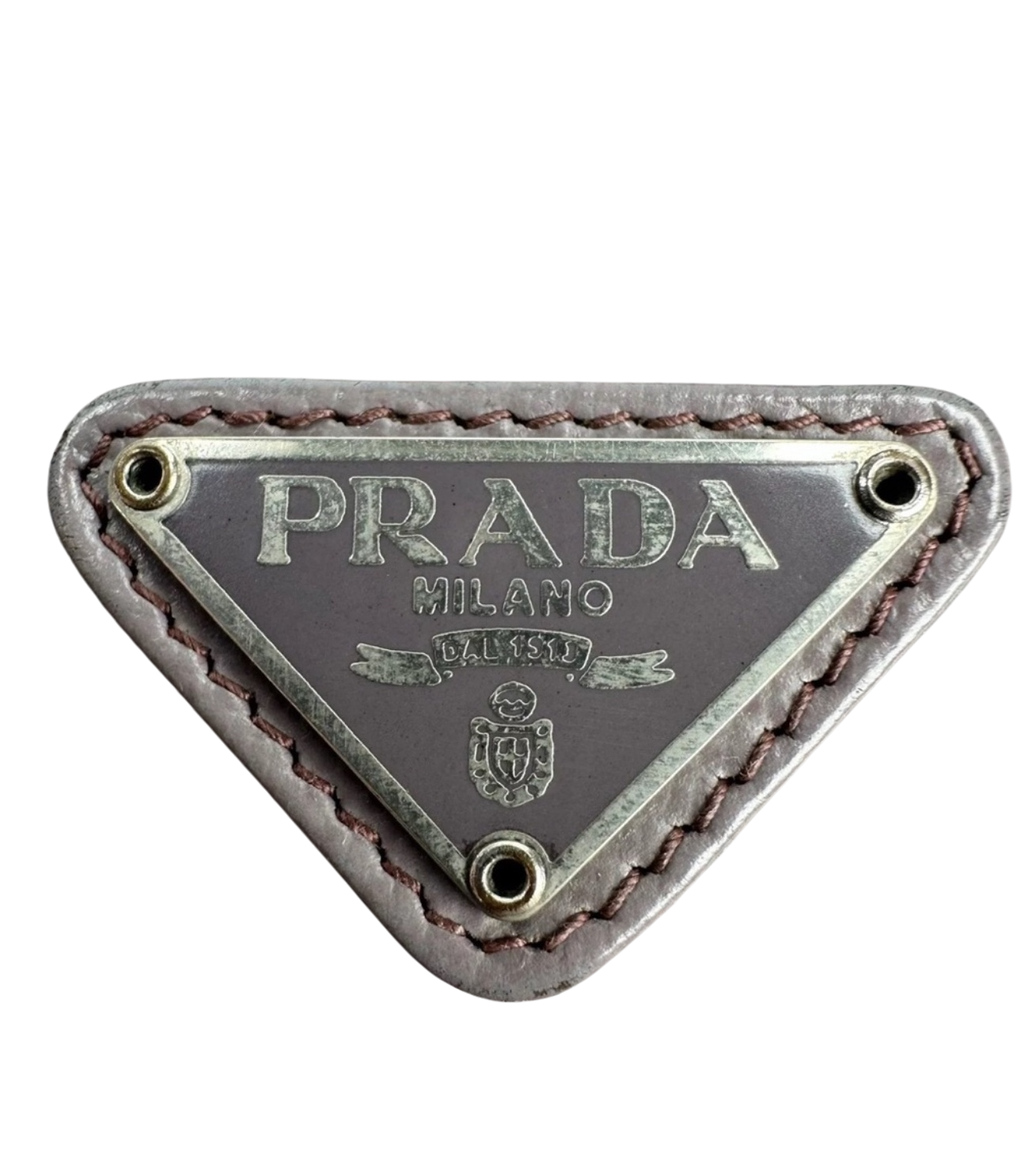 PRADA fold leather wallet purple authent