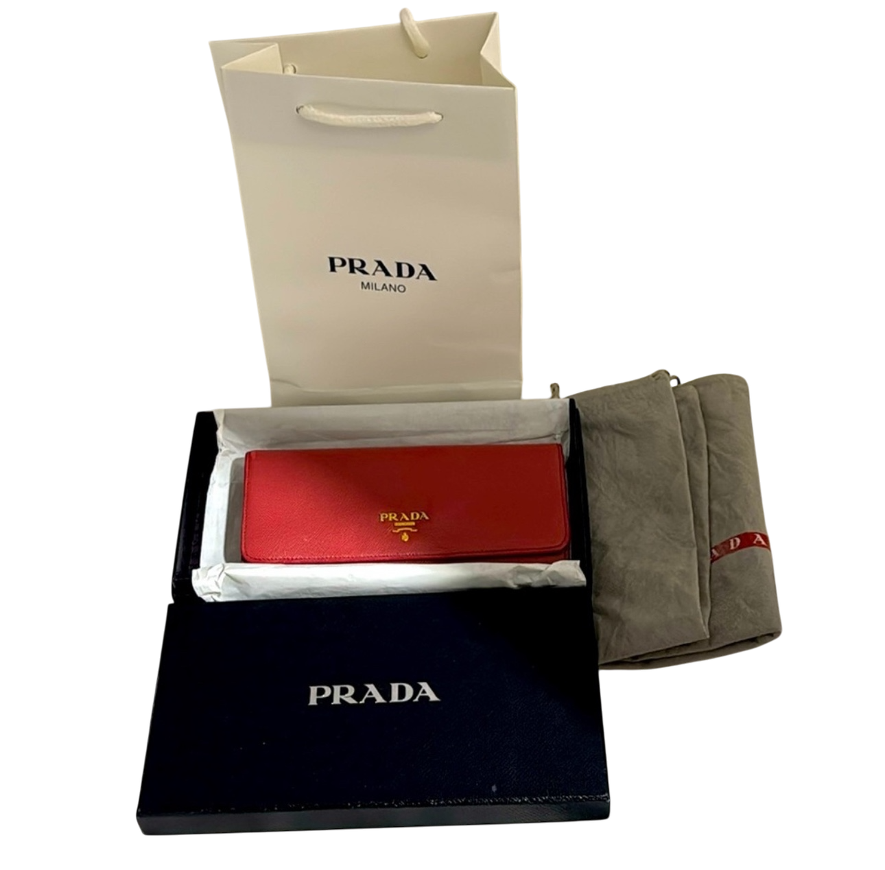 PRADA LONG WALLET IN LIGHT PINK COLOR BRAND NEW  NWOT