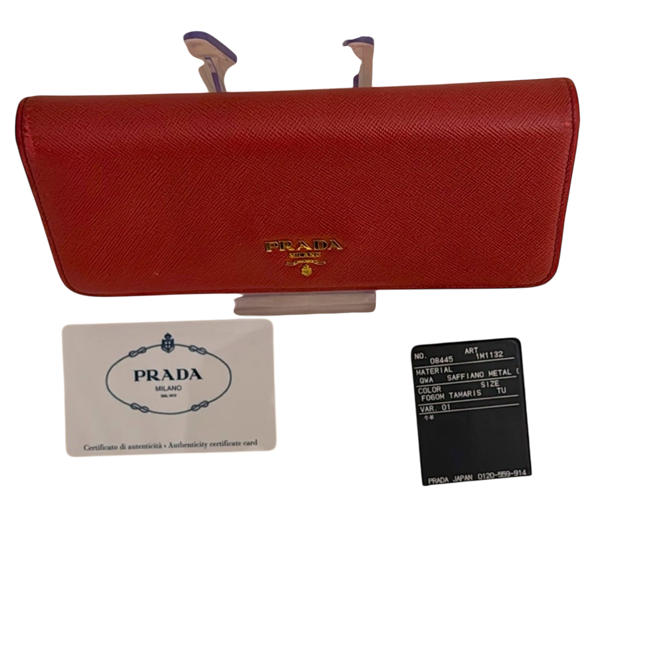 PRADA LONG WALLET IN LIGHT PINK COLOR BRAND NEW  NWOT