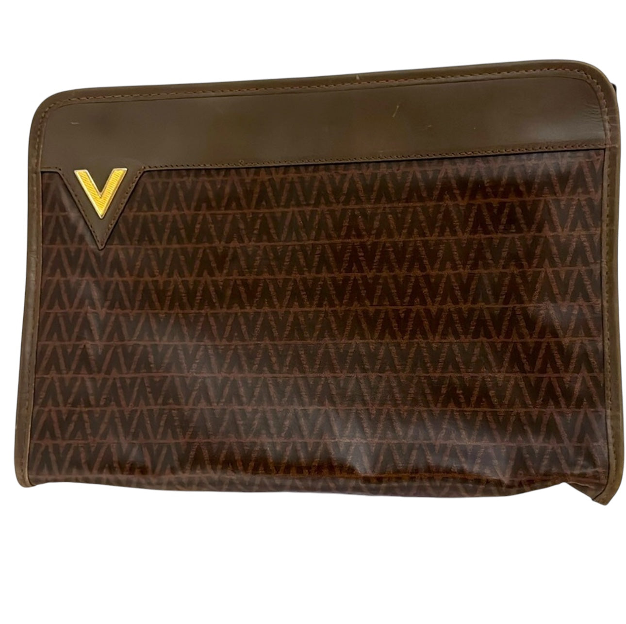 Mario Valentino Leather Clutch bag in excellent condition mint