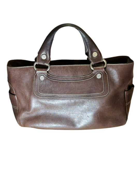 Celine Boogie Bag in soft brown leather in excellent used condition.