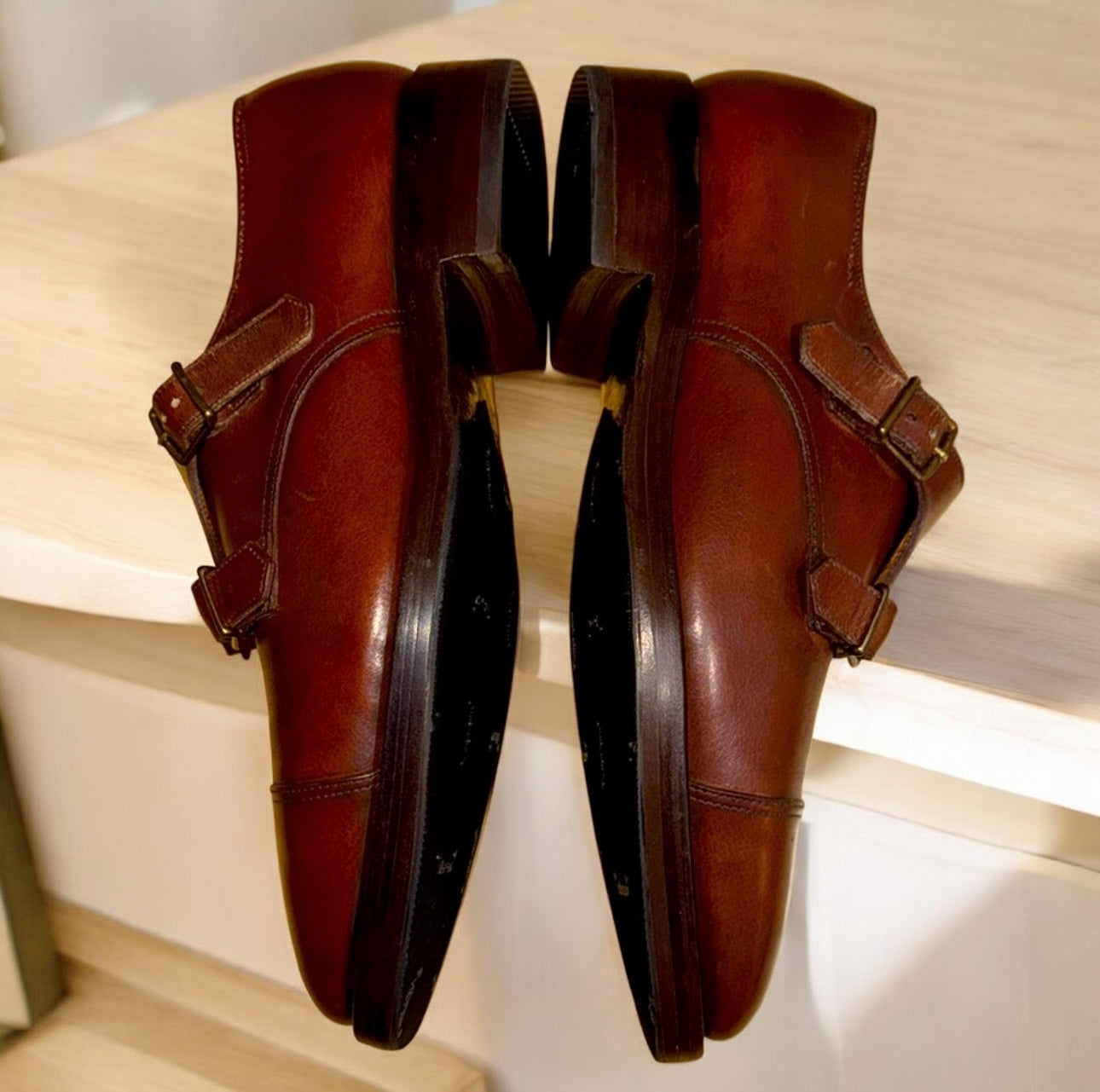 John Lobb Williams Street Series Double Monk Strap Shoes in mint condition retails $3000 plus