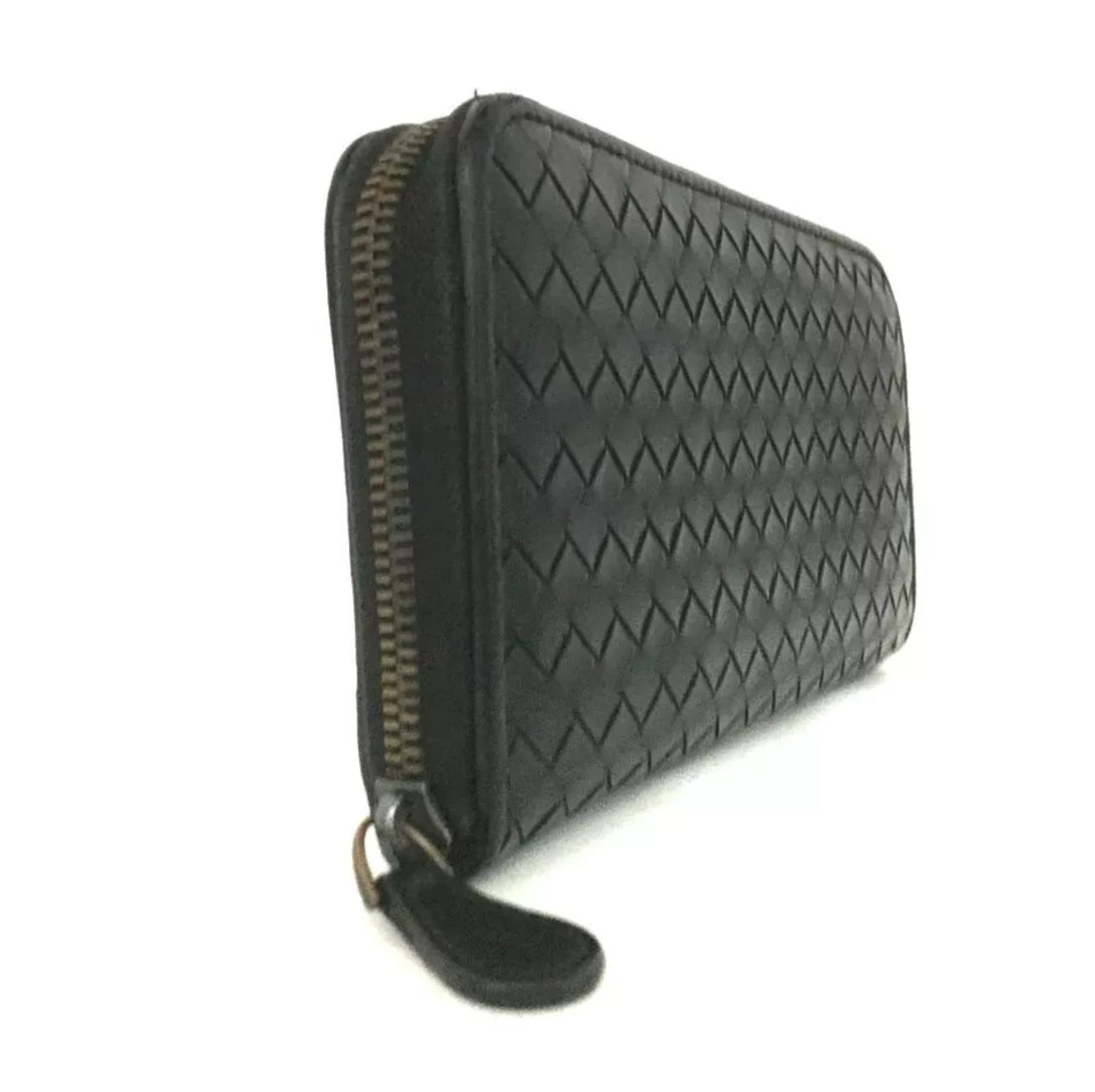 Bottega Veneta Intrecciato Piccolo Zip Around Wallet