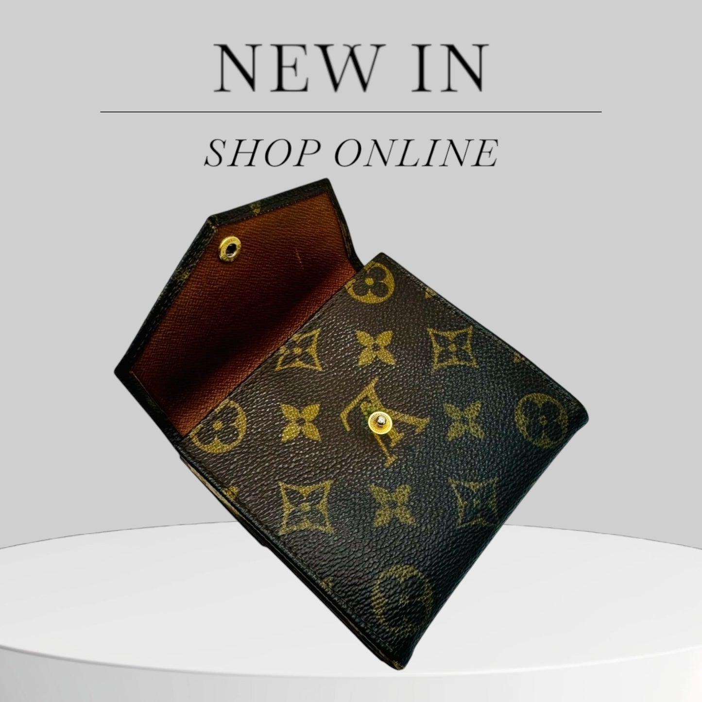 Louis Vuitton Monogram Porte Monnaie Billets Wallet Authentic